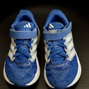 Adidas Kids Royal Blue and White Sneakers